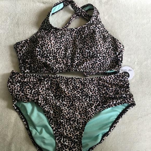 ASOS Curve Other - Hot Water for ASOS Curve Leopard Bikini 1x